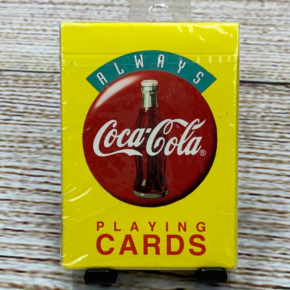 Coca-Cola Playing Cards Always Yellow Deck‎ [1994] Sealed United States Card